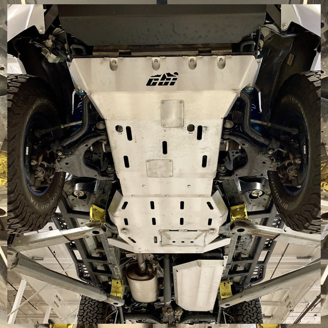 CBI - 5th Gen Toyota 4Runner Front Skid Plate / Bare Metal / Steel - 300-000-011-059