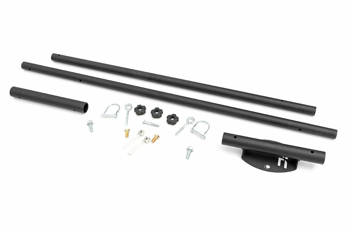 Rough Country - Flag Pole Holder - Bed Rail - w Flag - 117503