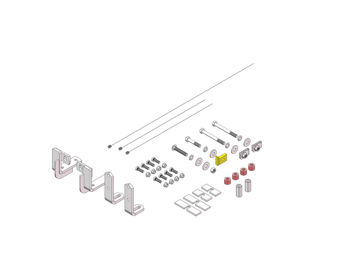 Husky Towing 32084 Bracket Bolt-On Drilling Required