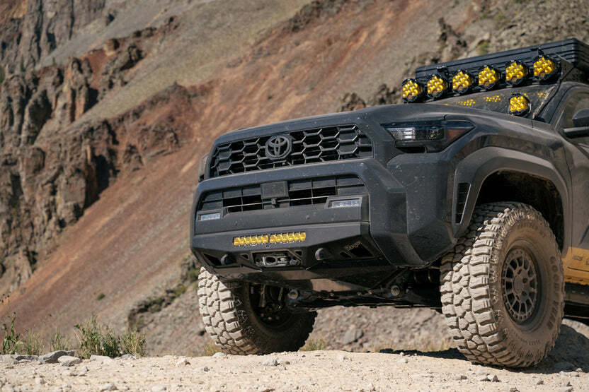 Rago Fabrication - 2025+ Toyota 4Runner Center Mount Winch Front Bumper - F7103630701NA