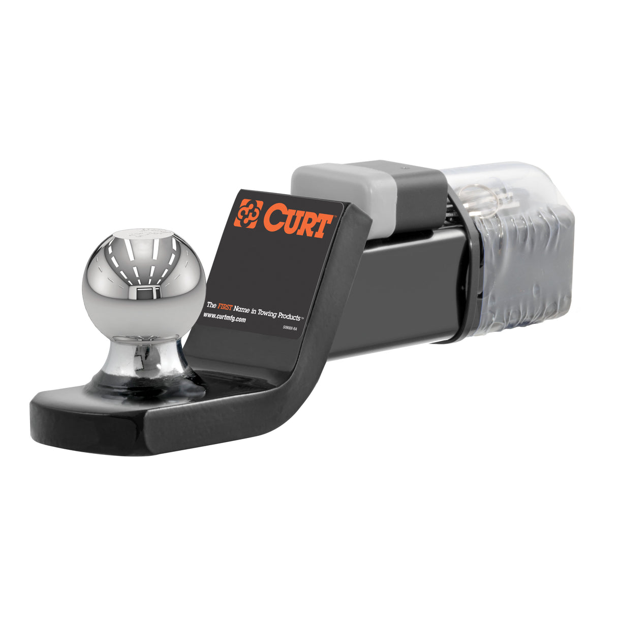 Curt - Towing Starter Kit with 2" Ball (2" Shank, 7,500 lbs, 2" Drop) - 45141