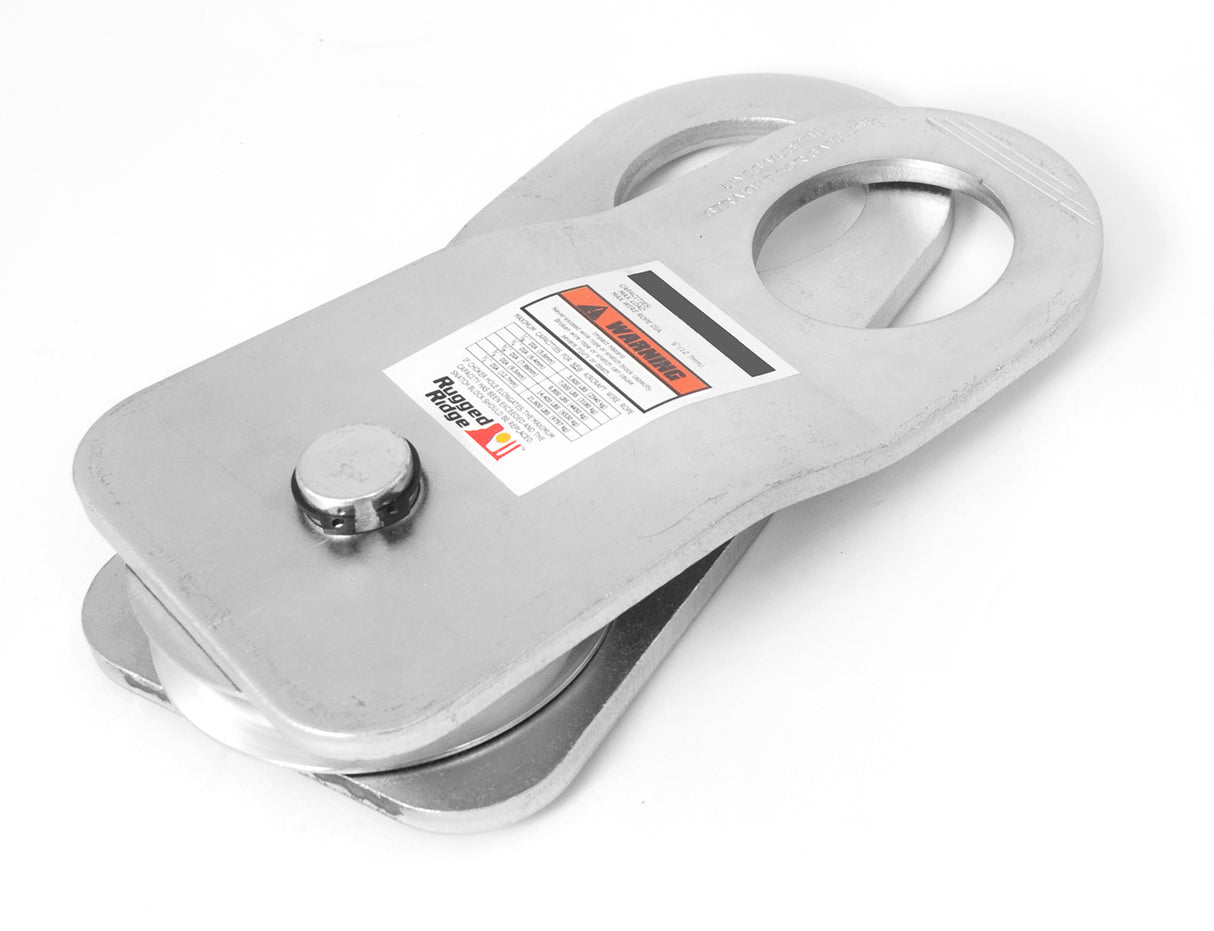 Rugged Ridge - Rugged Ridge 11235.12 Snatch Block Pulley, 8000 Lbs WLL - 11235.12