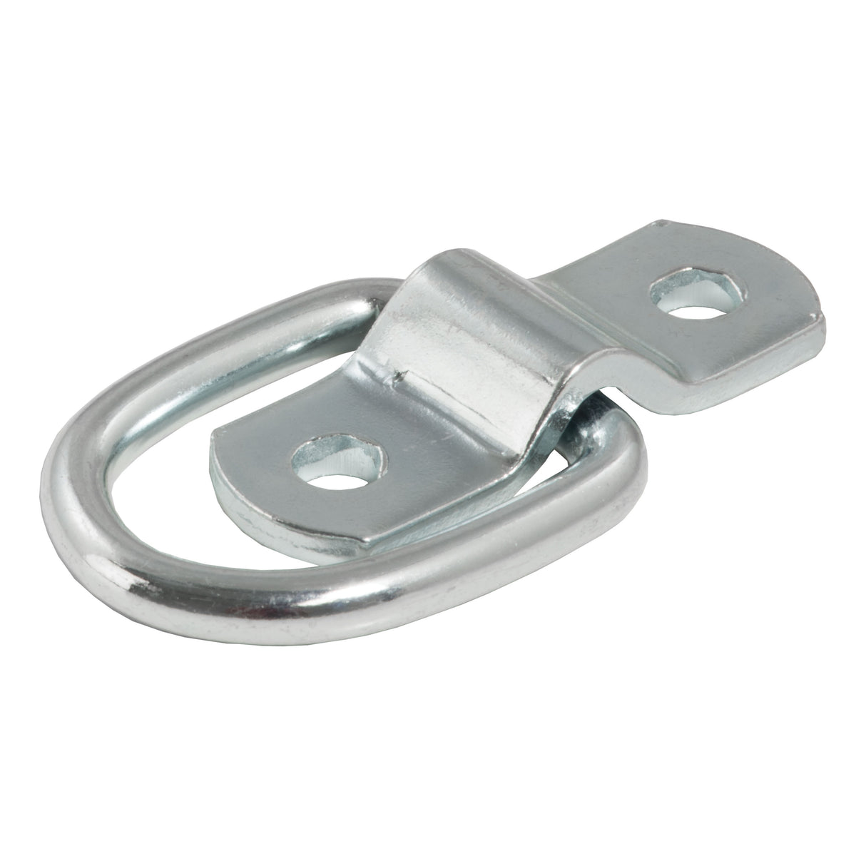 Curt - 1" x 1-1/4" Surface-Mounted Tie-Down D-Ring (1,200 lbs, Clear Zinc) - 83730