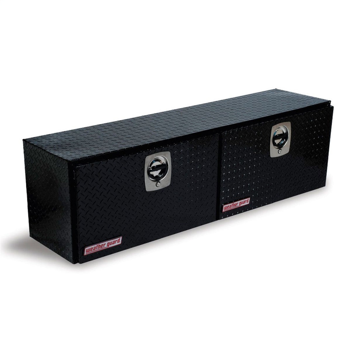 Weather Guard - 64.25" Hi-Side - Alum, Gloss Black Finish, Truck Box - 364-5-02