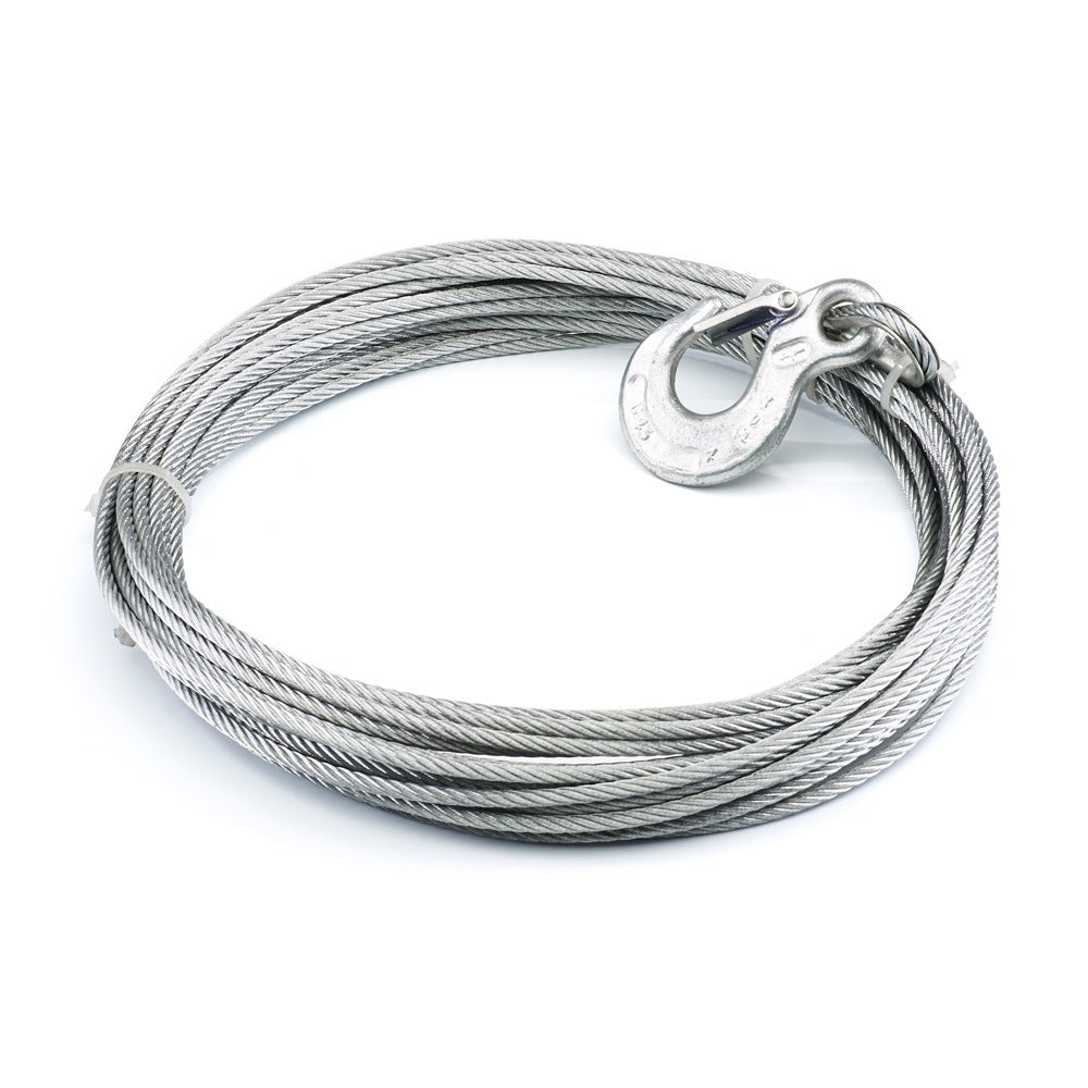 Warn - Replacement Steel Winch Rope - 3/16 in x 50 ft, Galvanized - 28523