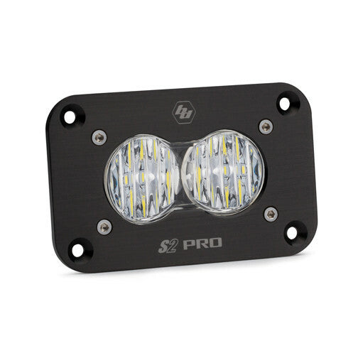 Baja Designs - 481011 - S2 Pro Black Flush Mount LED Auxiliary Light Pod