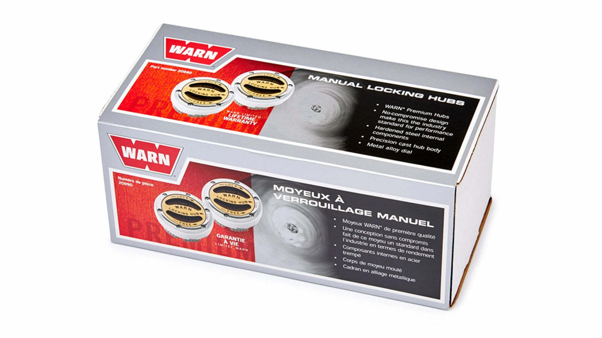 Warn - 20990 Manual; 19 Spline; Internal Mount; Set Of 2