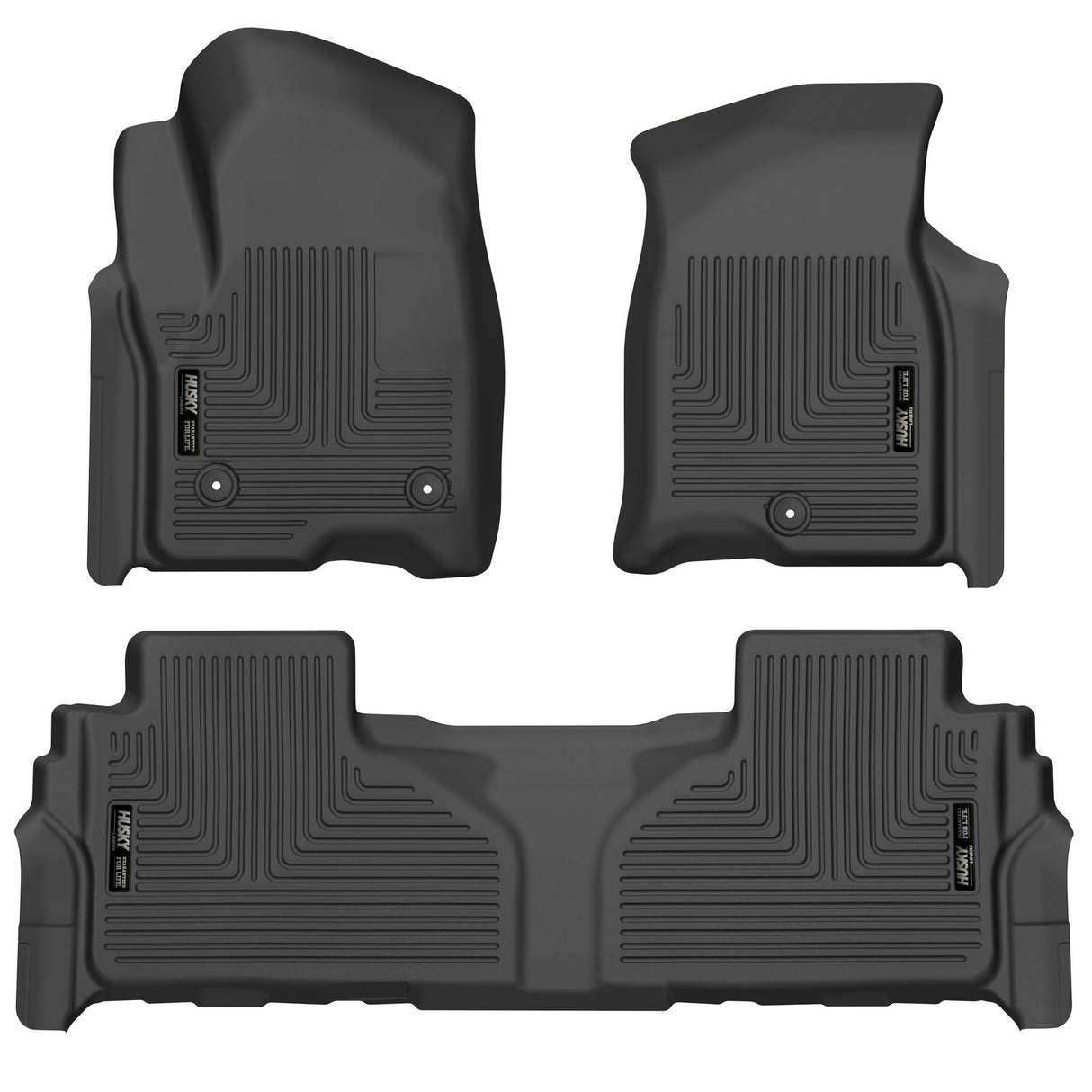 Husky Liners 99241 Weatherbeater - Front & 2nd Seat Floor Liners (Footwell Coverage)