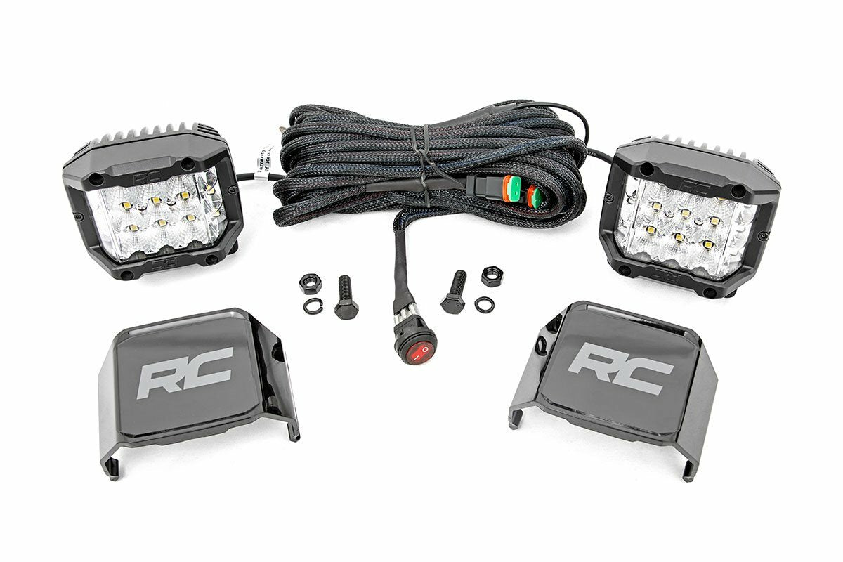 Rough Country 70904 Chrome Series LED Light Pair - 70904