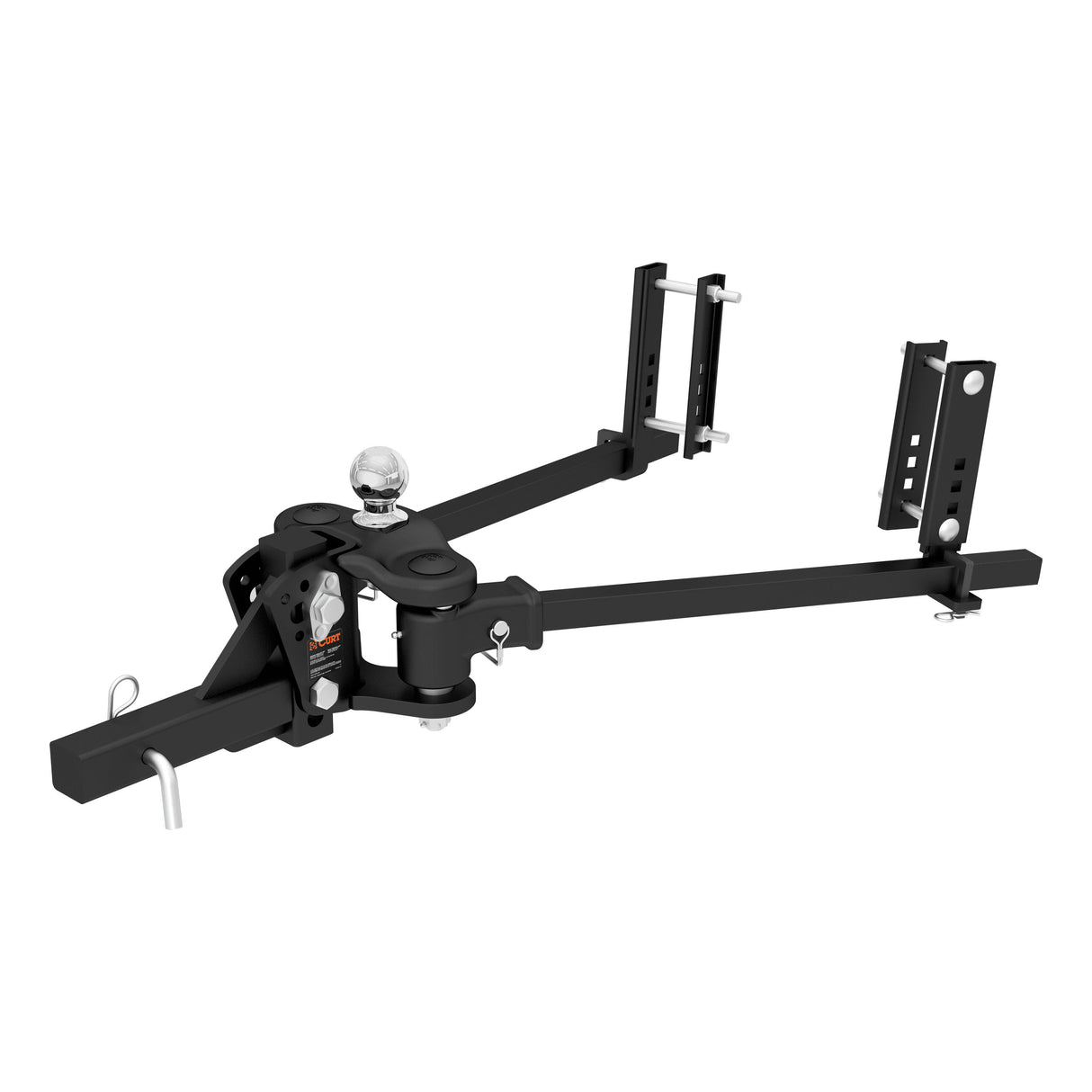 Curt - TruTrack 4P Weight Distribution Hitch with 4x Sway Control, 8-10K - 17500