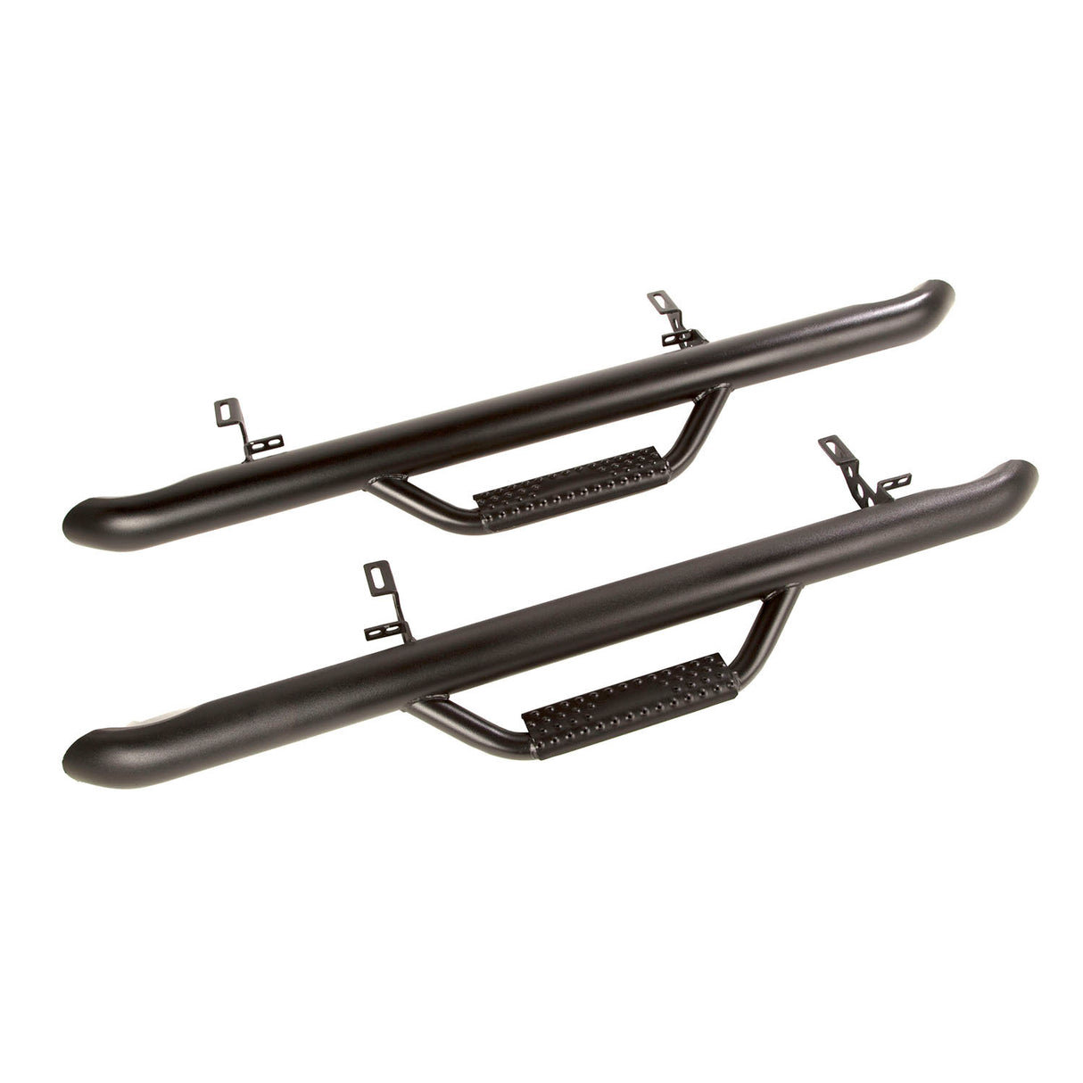 Rugged Ridge - Rugged Ridge 11596.05 Spartan Nerf Bar Kit, Textured Black; 12-18 Jeep Wrangler JK, 2 Door - 11596.05