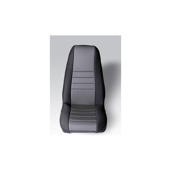 Rugged Ridge - Neoprene Front Seat Covers, Gray; 76-90 Jeep CJ/Wrangler YJ - 13212.09