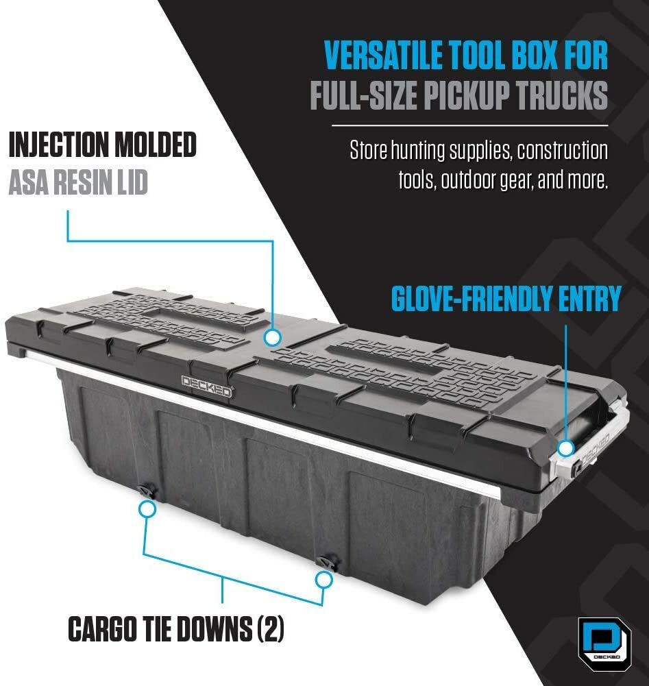 Decked - Full Size Pickup Truck Tool Box Deep Tub Decked - TBFD