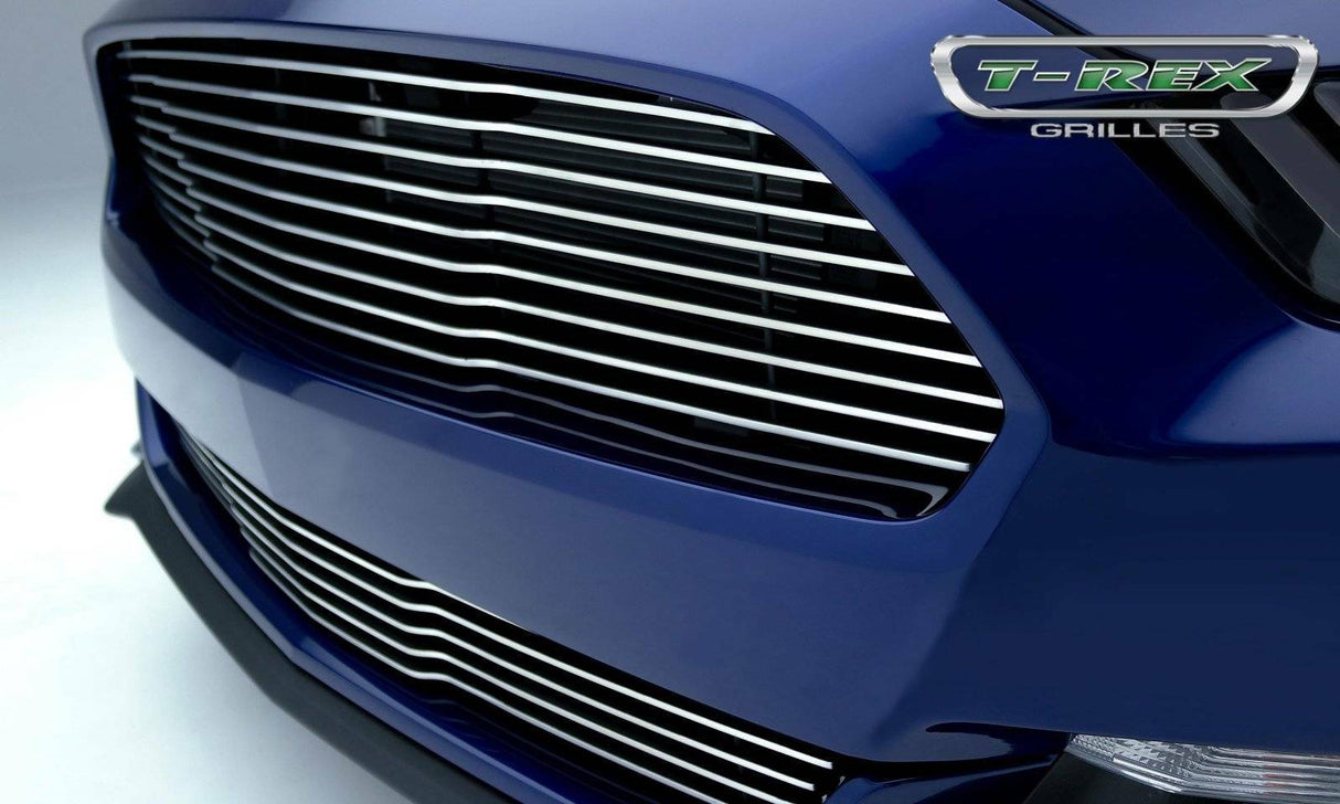 1 Pc Horizontal Aluminum Laser Billet Bumper Grille Overlay