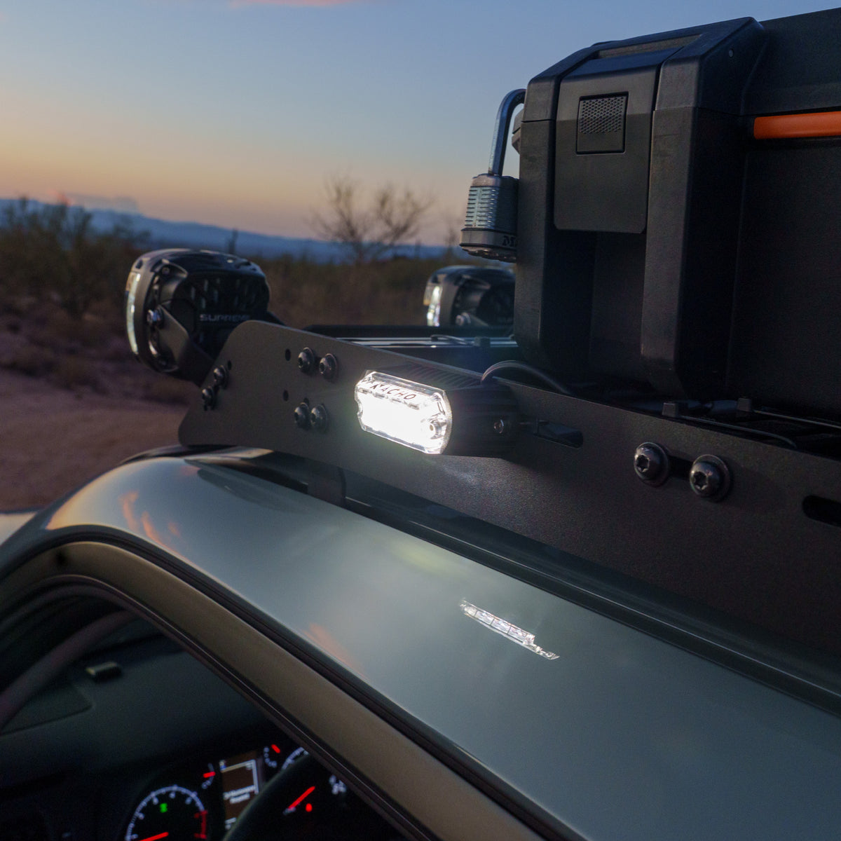 Nacho Offroad Technology - 2020+ Polaris XP, Pro R, Turbo R Bumper Light Mount - V3RZ3