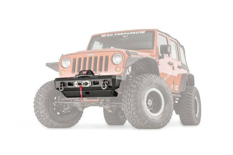 Warn - ELITE STUBBY FRONT BUMPER JEEP JK W/OUT GUARD - 101410
