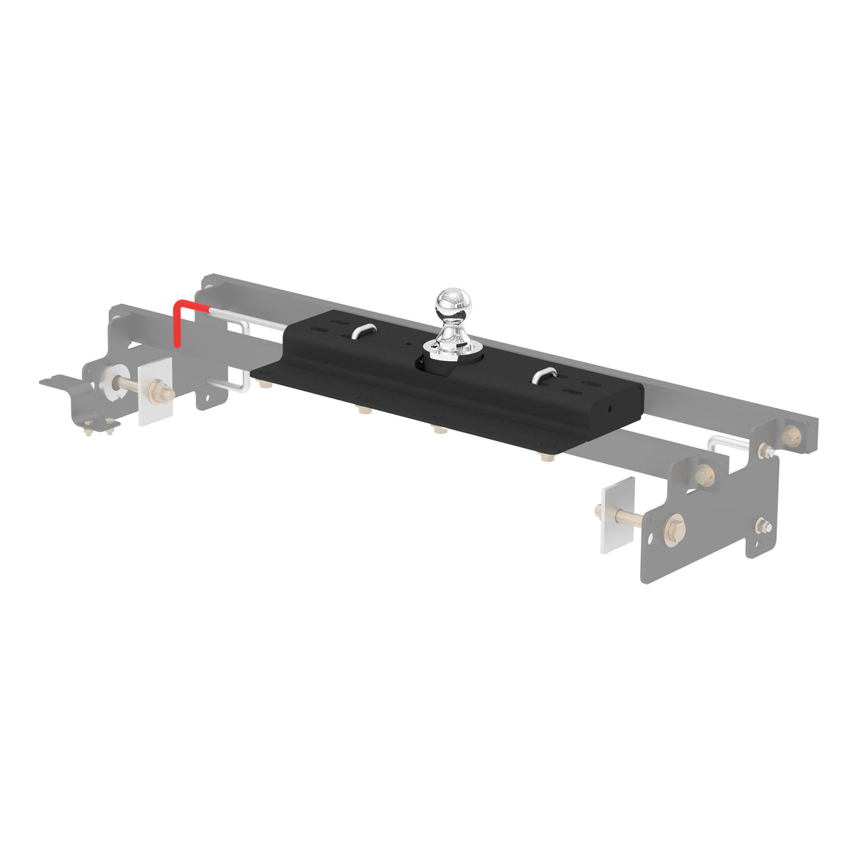 Curt - Double Lock Gooseneck Hitch, 2-5/16" Ball, 30K (Brackets Required) - 60615