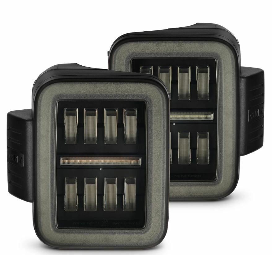 AlphaRex 602050 Prismatic LED Taillights Alpha Black