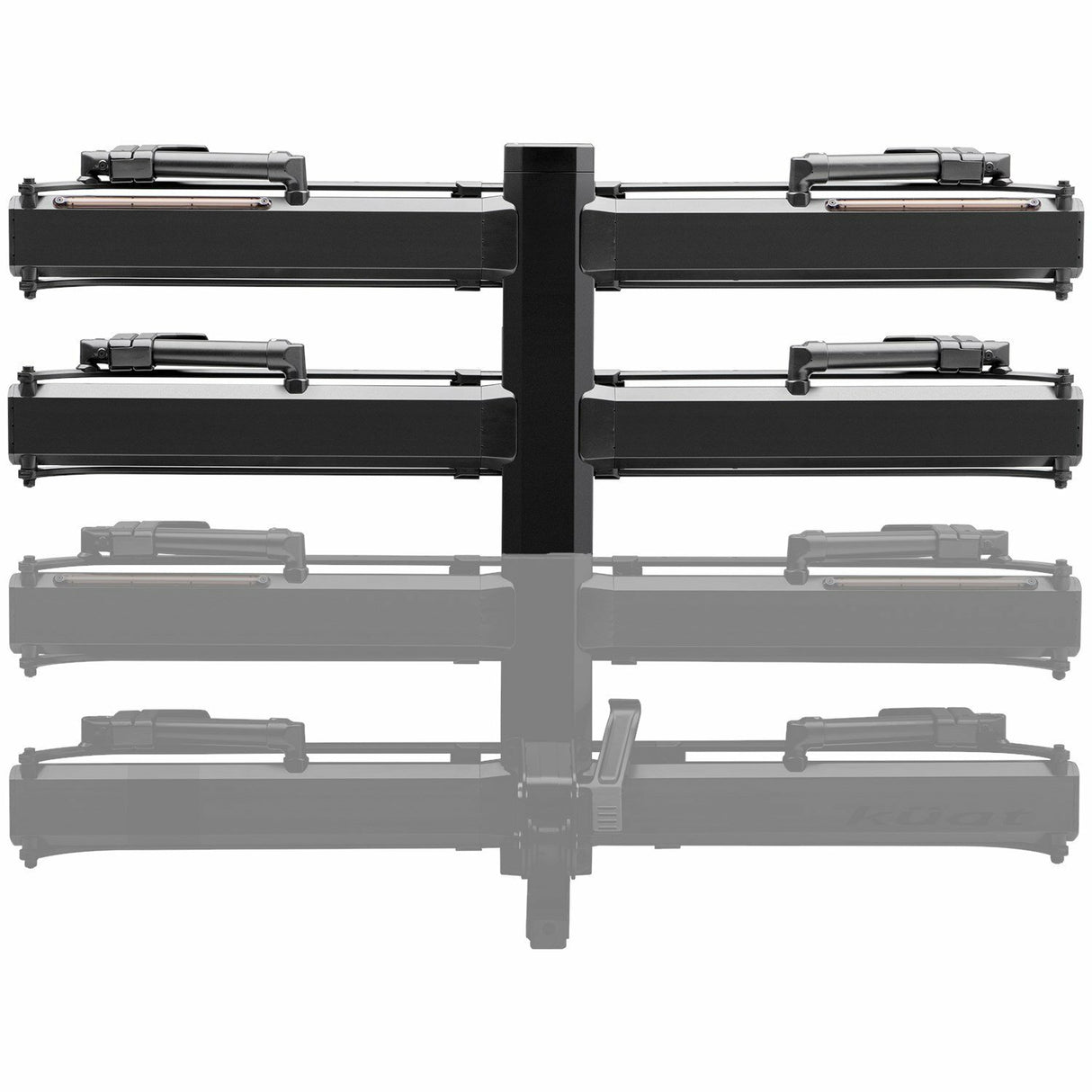 Kuat - Piston X Add On LED Dual Ratchet Platform Rack with Kashima - 2 Bike - Galaxy Gray - PXA2G