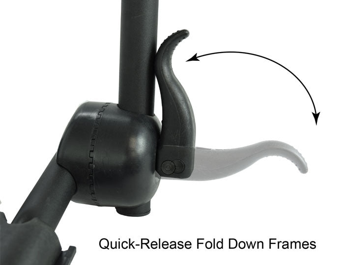 Malone - FoldAway-5 Multi Rack Folding 1 or 2 Kayak, SUP, Canoe Carrier - MPG125