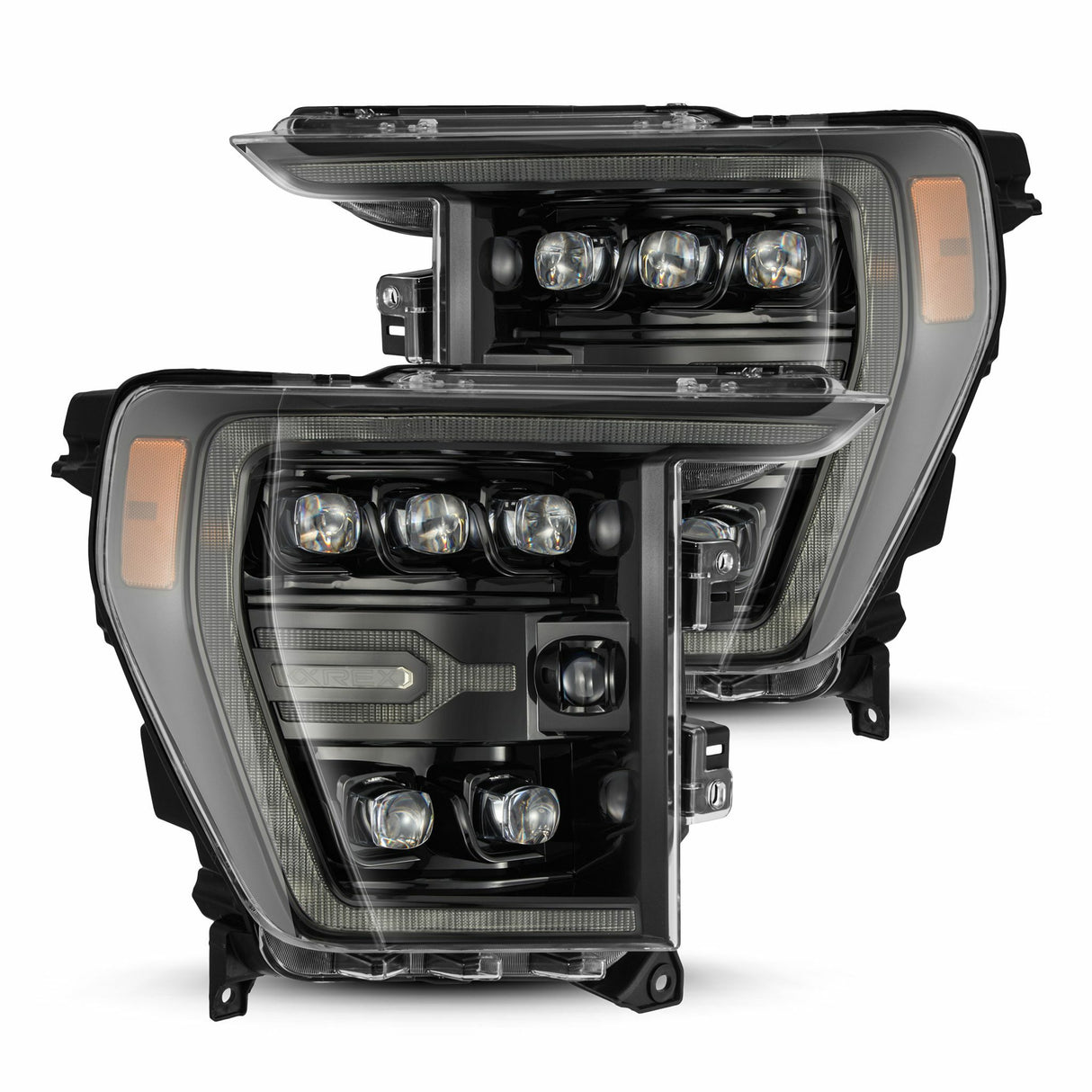 AlphaRex 880138 LED Projector Headlights in Alpha-Black
