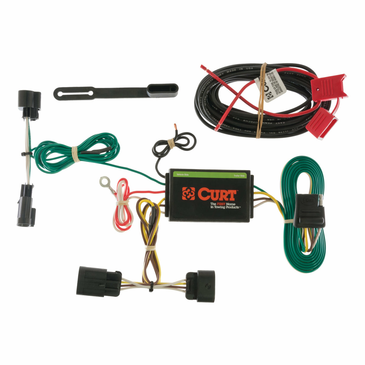 Curt - Custom Wiring Harness, 4-Way Flat Output, Select Cadillac ATS - 56180