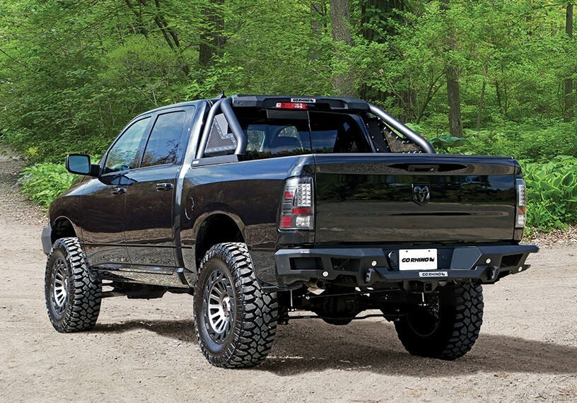 Go Rhino 28128T BR20 Rear BR Bumper for Ram 1500 and Classic SLT Tradesman