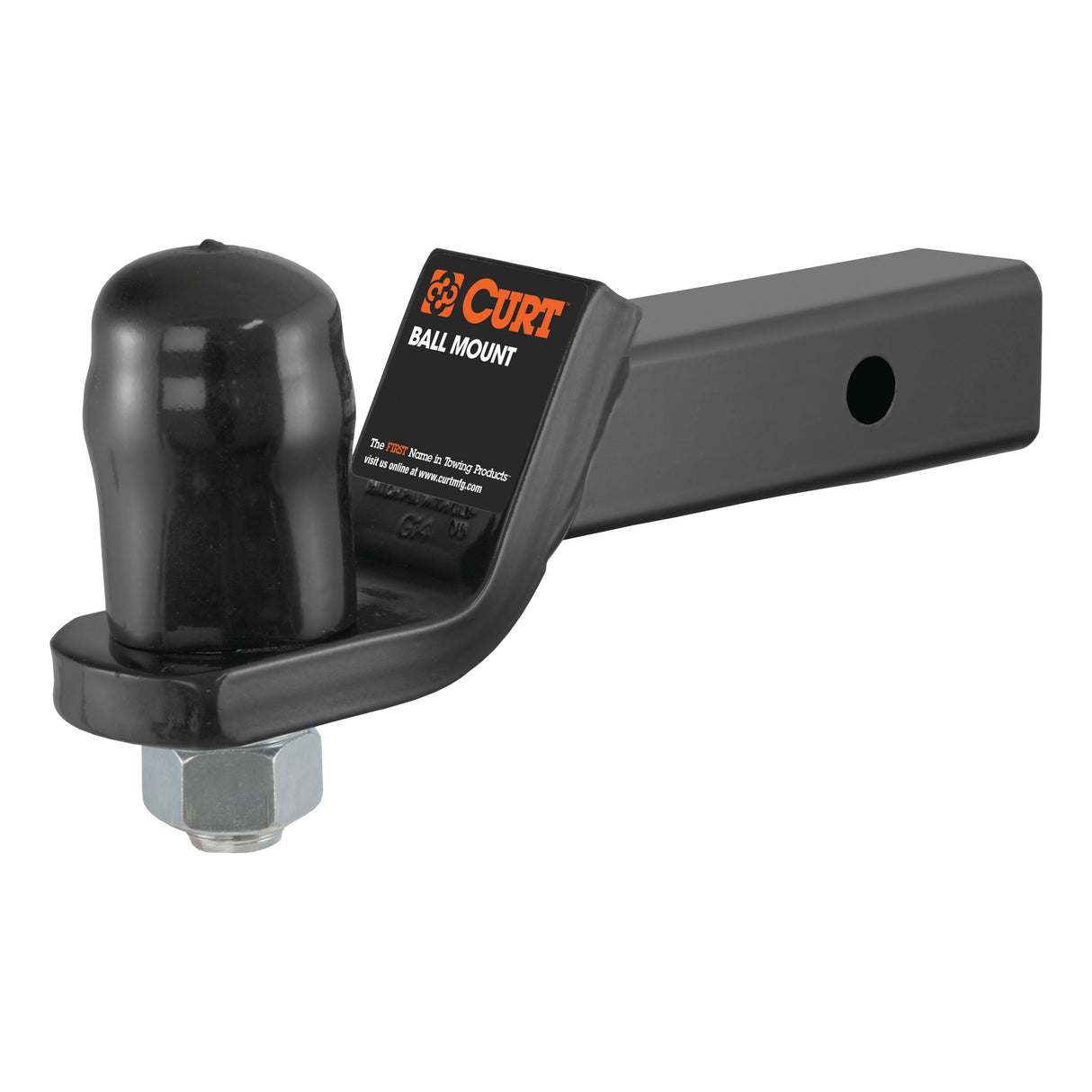 Curt - Trailer Ball Cover (Fits 2-5/16" Balls, Black Rubber, Packaged) - 21811