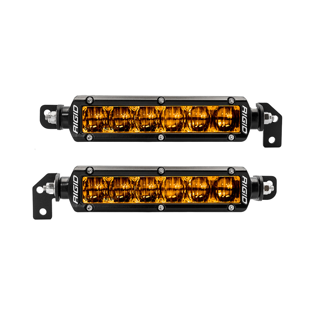 RIGID Industries - 37201 2022+ Toyota Tundra 6 Inch SR-Series Selective Yellow Fog Light Kit