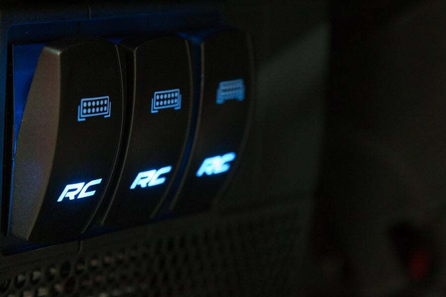 Rough Country - Auxiliary Switch Bezel - Triple - 709B-3