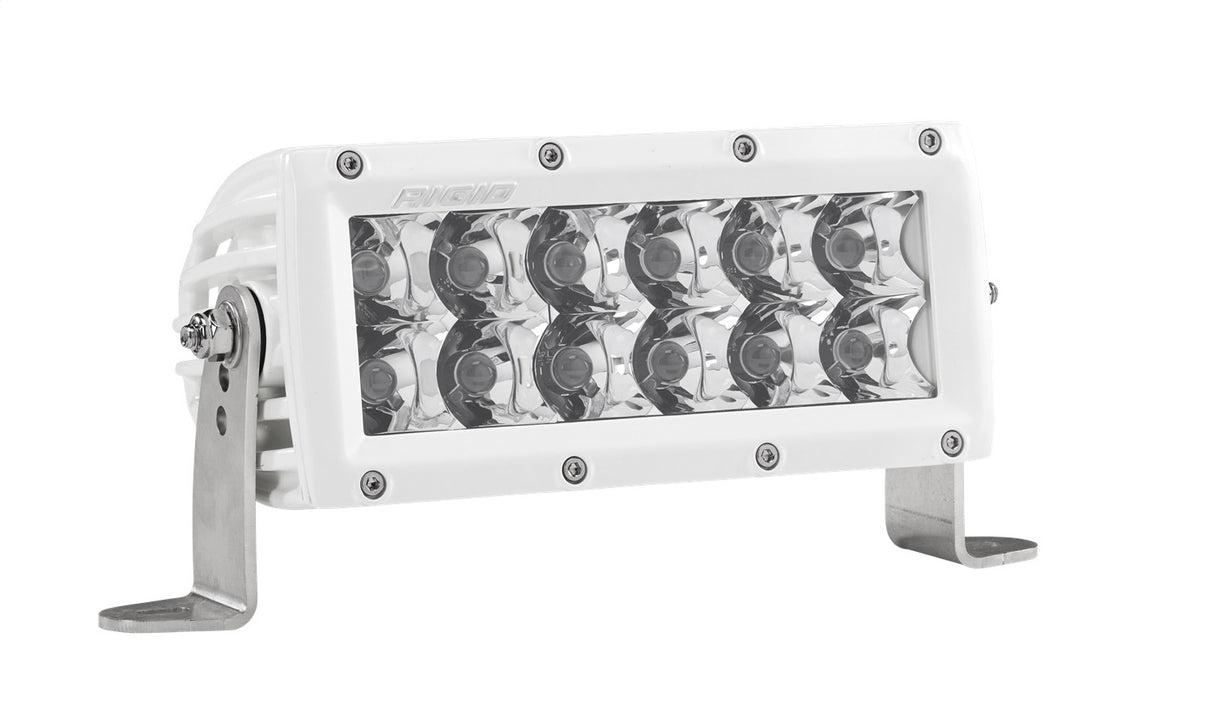 RIGID E-Series PRO LED Light, Spot Optic, 6 Inch, White Housing
