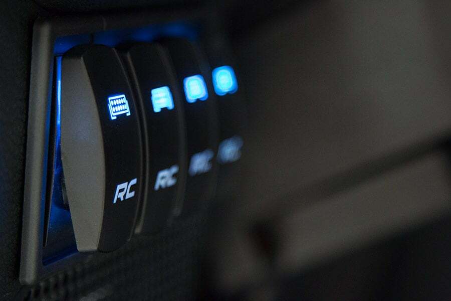 Rough Country - Auxiliary Switch Bezel - Quad - 709B-4