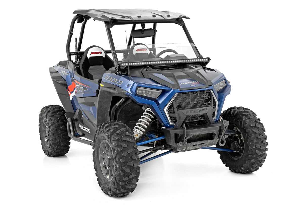 Rough Country - LED Light Kit - Front Mount - 40" Black Single Row - Polaris RZR XP 1000 - 93147