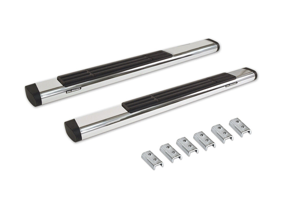 Go Rhino 686404552PS - 6" OE Xtreme SideSteps With Mounting Bracket Kit - Polished Stainless Steel