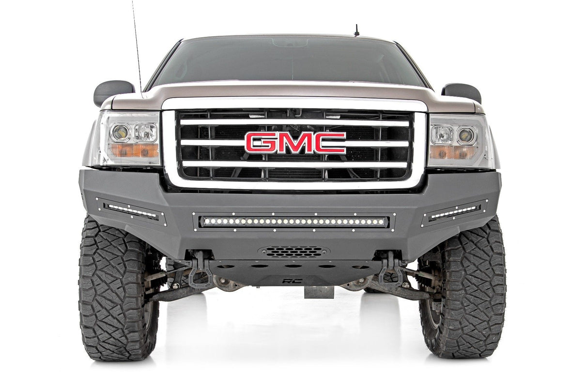 Rough Country - Front Bumper - Fabricated - Prerunner - LED - GMC Sierra 1500 (07-13) - 10913