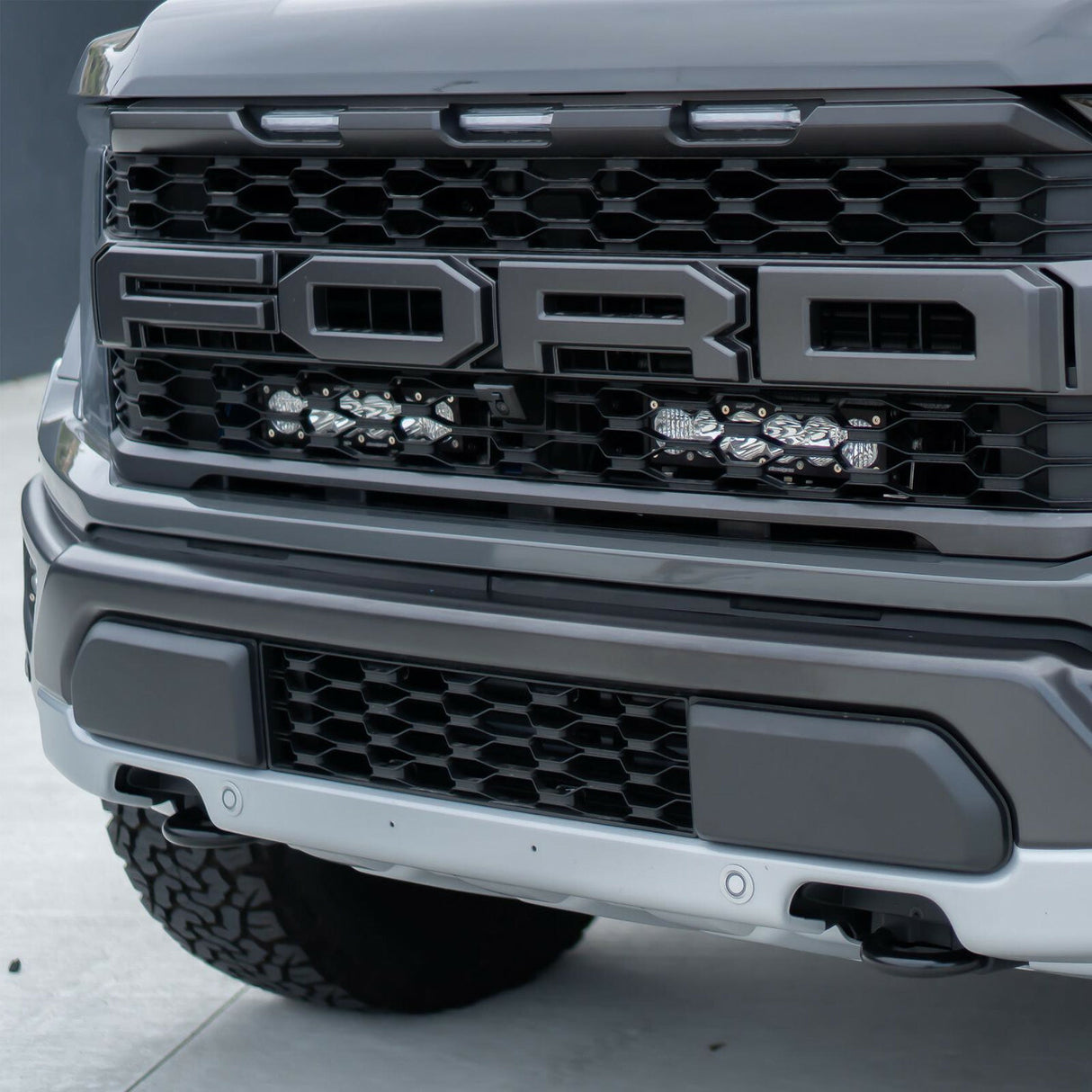 Baja Designs - 448064 - OnX6+ 10 Inch Dual Behind Grille Light Bar Kit