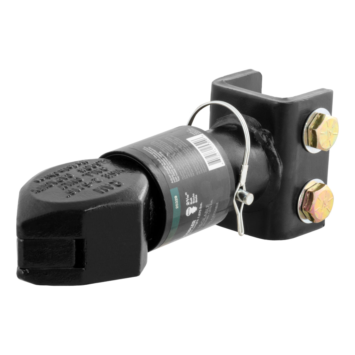 Curt - 2-5/16" Channel-Mount Coupler with Sleeve-Lock (12,500 lbs, Black) - 25329