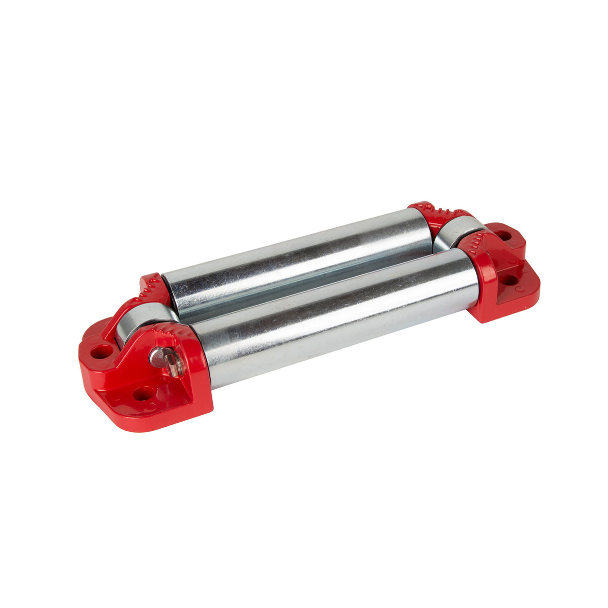 Rugged Ridge - Rugged Ridge 11238.52 Winch Fairlead, Roller, 4-Way, Red - 11238.52