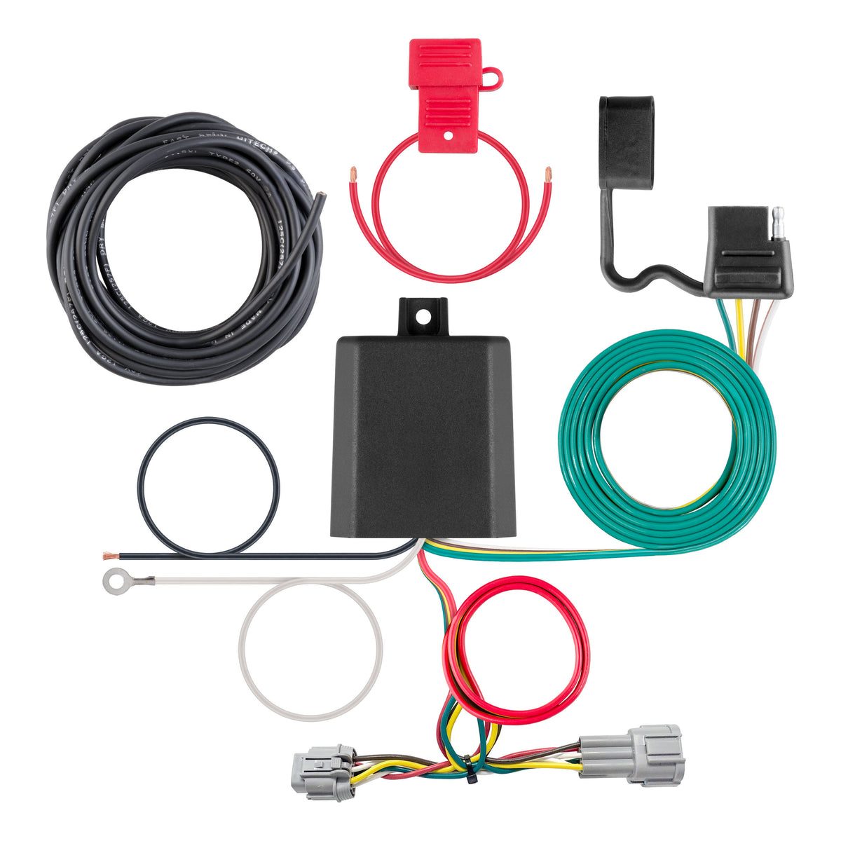 Curt - Custom Wiring, 4-Way Flat, Select Nissan Frontier, Quest, Mercury Villager - 56423