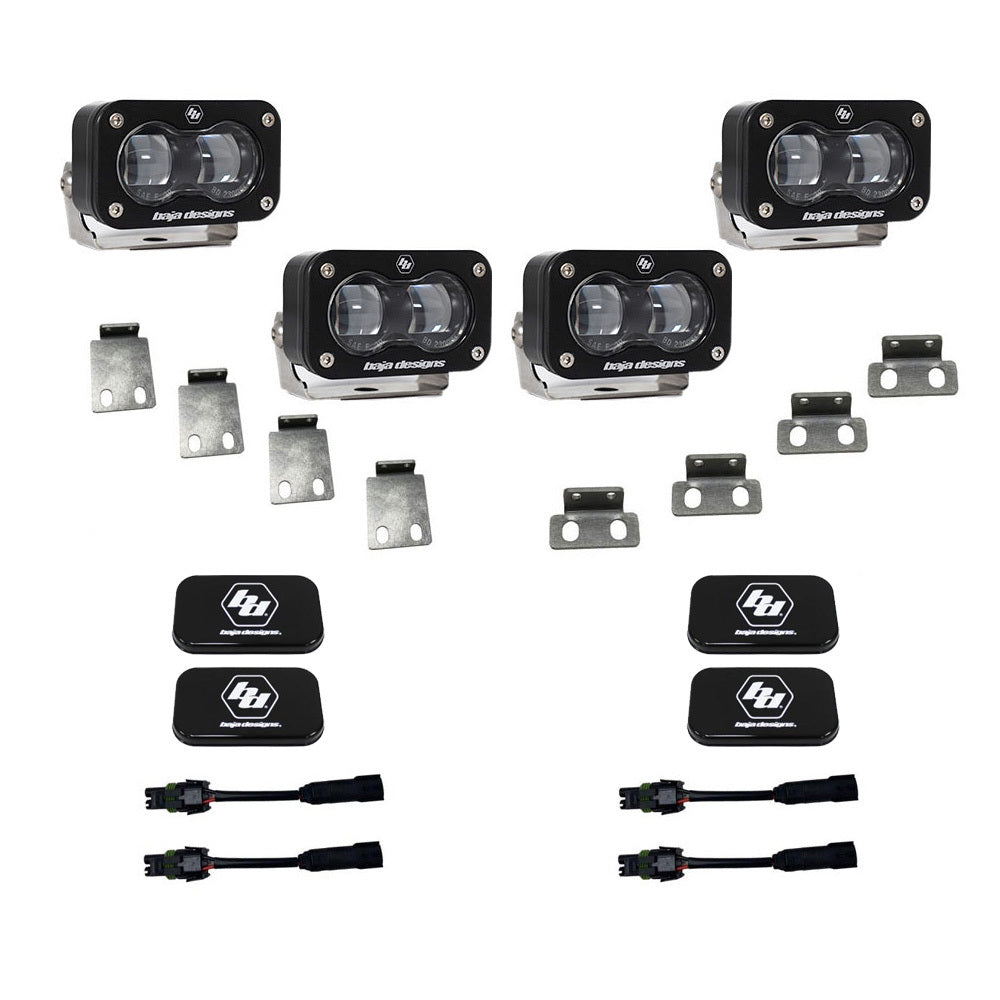 Baja Designs - Baja Designs - 448166 - Ford Raptor S2 SAE Dual Fog Pocket Kit