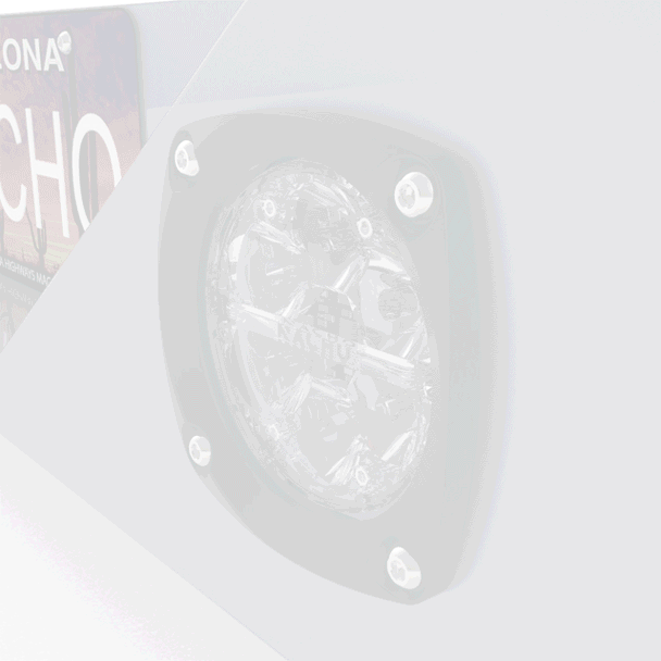 Nacho Offroad Technology - JL JT JK 1 Piece Bumper Quatro Fog Mounts - V3JW1