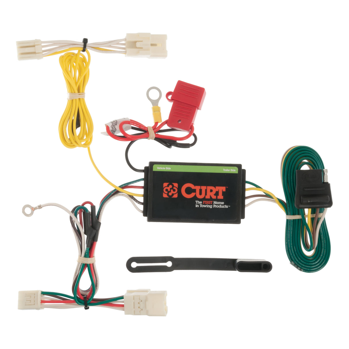 Curt - Custom Wiring Harness, 4-Way Flat Output, Select Toyota Prius V - 56156