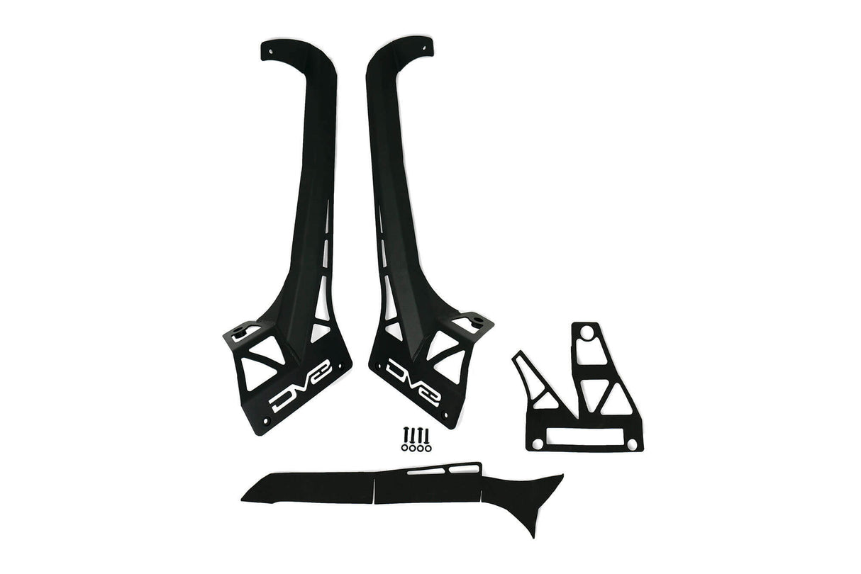 DV8 Offroad - Jeep JL 392 & JT Mojave A-Pillar Light Bar Mount - LBJL-07
