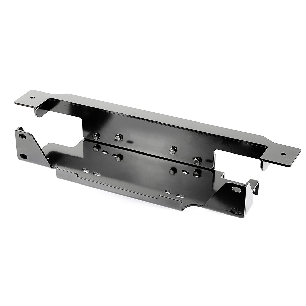 Rugged Ridge - Rugged Ridge 11543.15 Winch Mounting Plate, Stamped Bumper, Steel; 13-18 Jeep Wrangler JK - 11543.15