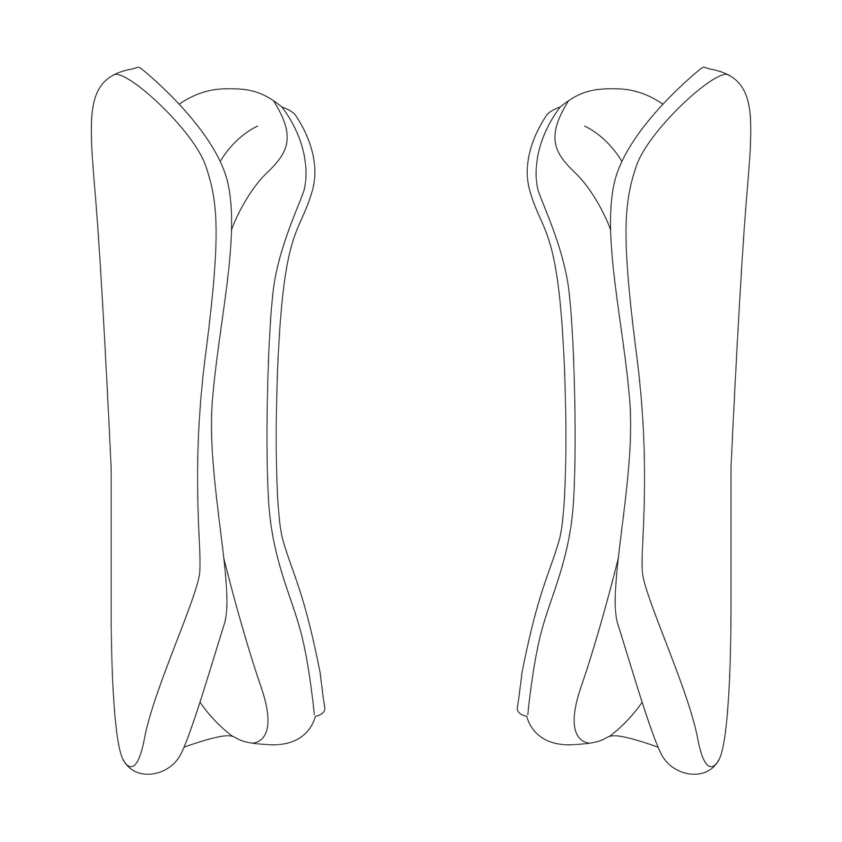 Thule - Spare Shoulder Pads Courier - 1500054790