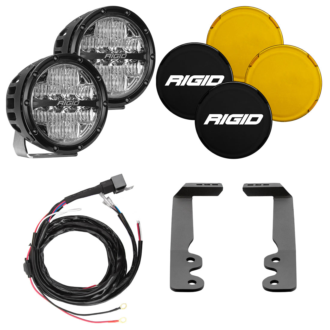 RIGID Industries - 46806 2022+ Toyota Tundra 6 Inch 360-Series A-Pillar Lighting Kit