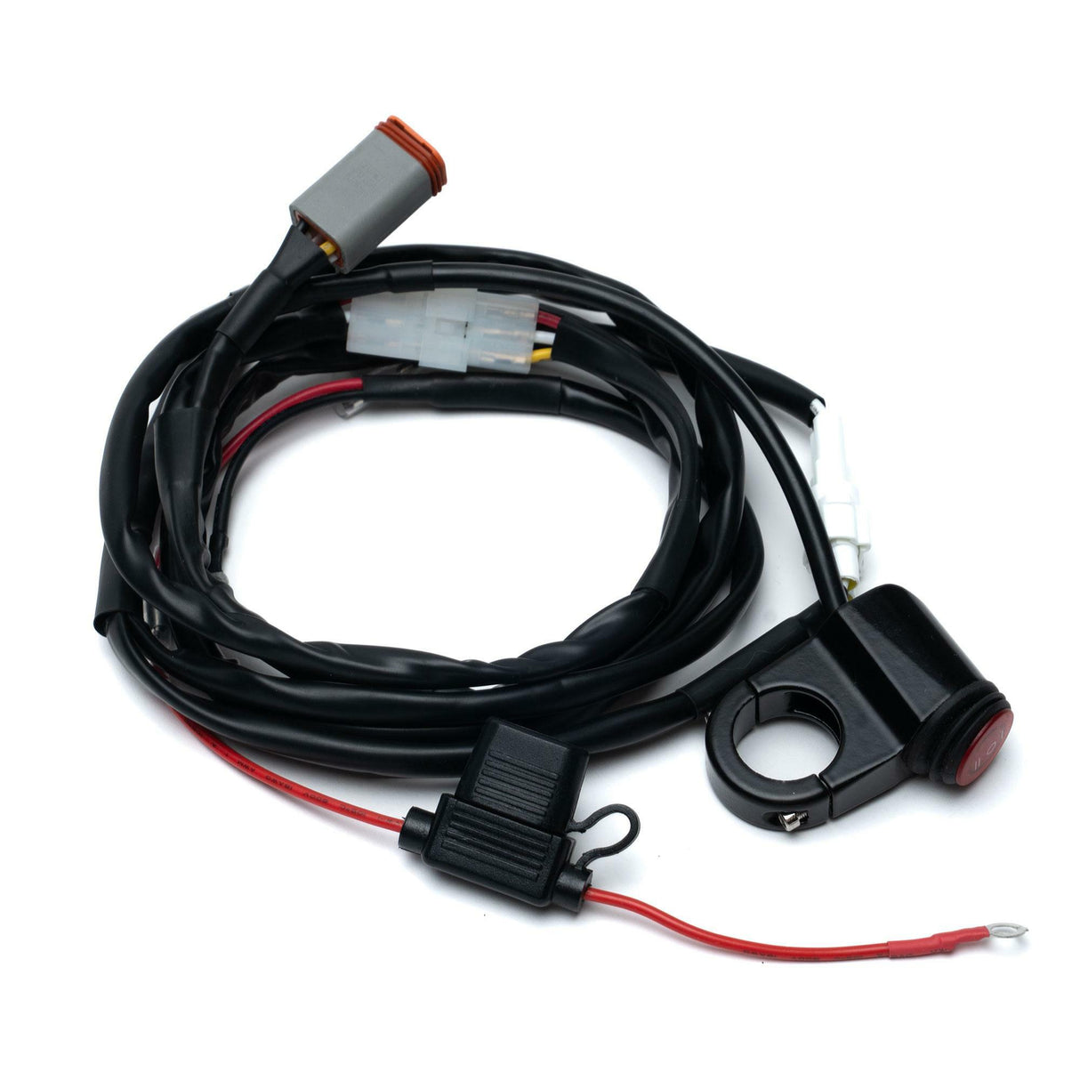 Baja Designs - 64-0057 Squadron 2.0 4-pin Deutsch Motorcycle Wiring Harness w/ Switch