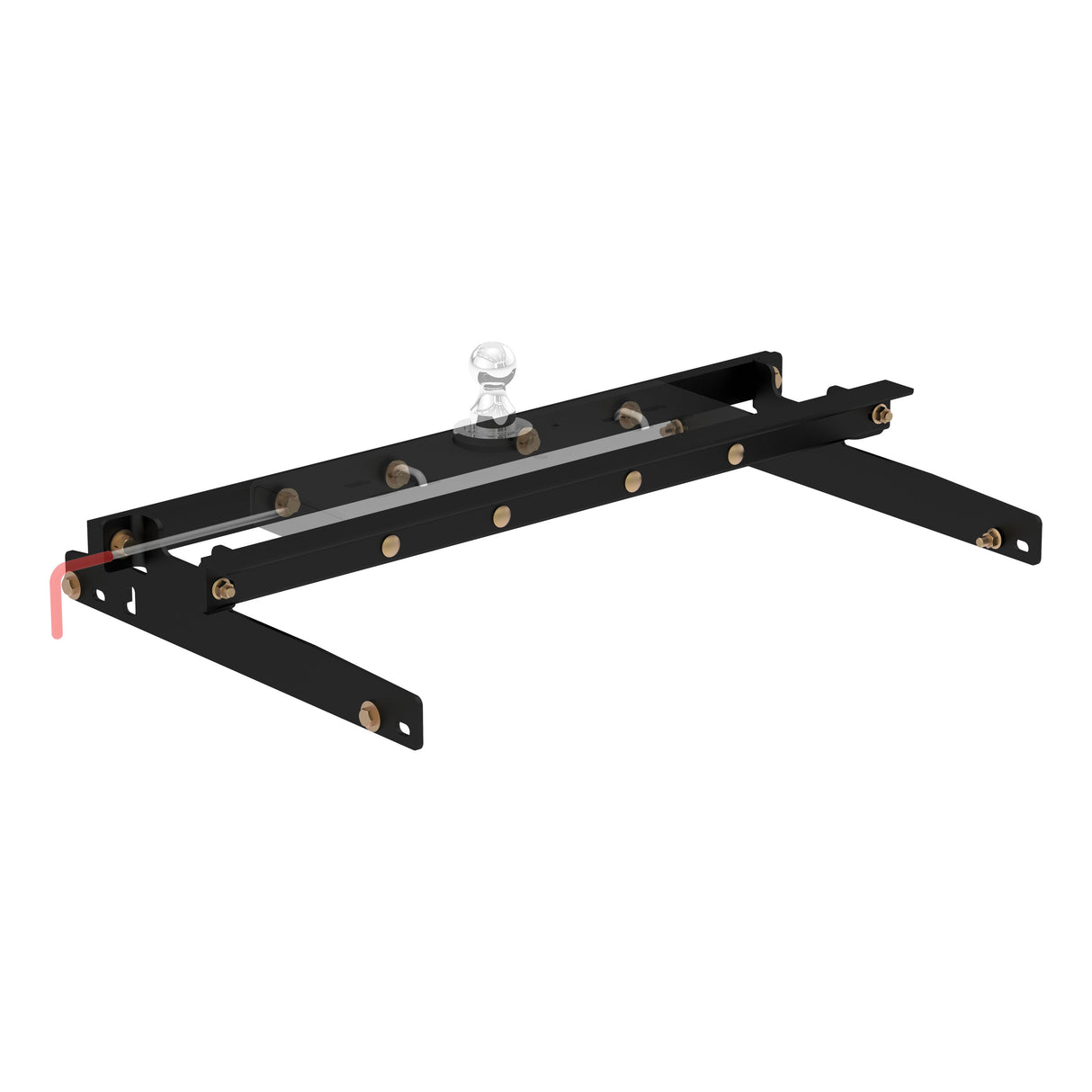 Curt - Under-Bed Gooseneck Installation Brackets, Select Dodge Ram 1500, 2500, 3500 - 60635