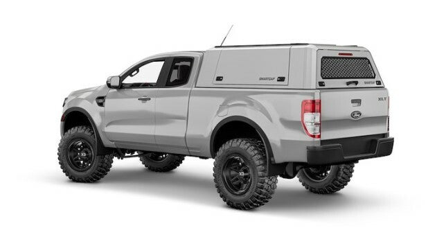 RSI SmartCap - Ranger Truck Bed Cap SmartCapEVOc Commercial OEM White For 19-23 Ford Ranger Extended Cab 6 Foot Standard Bed SmartCap - EC0304-WH