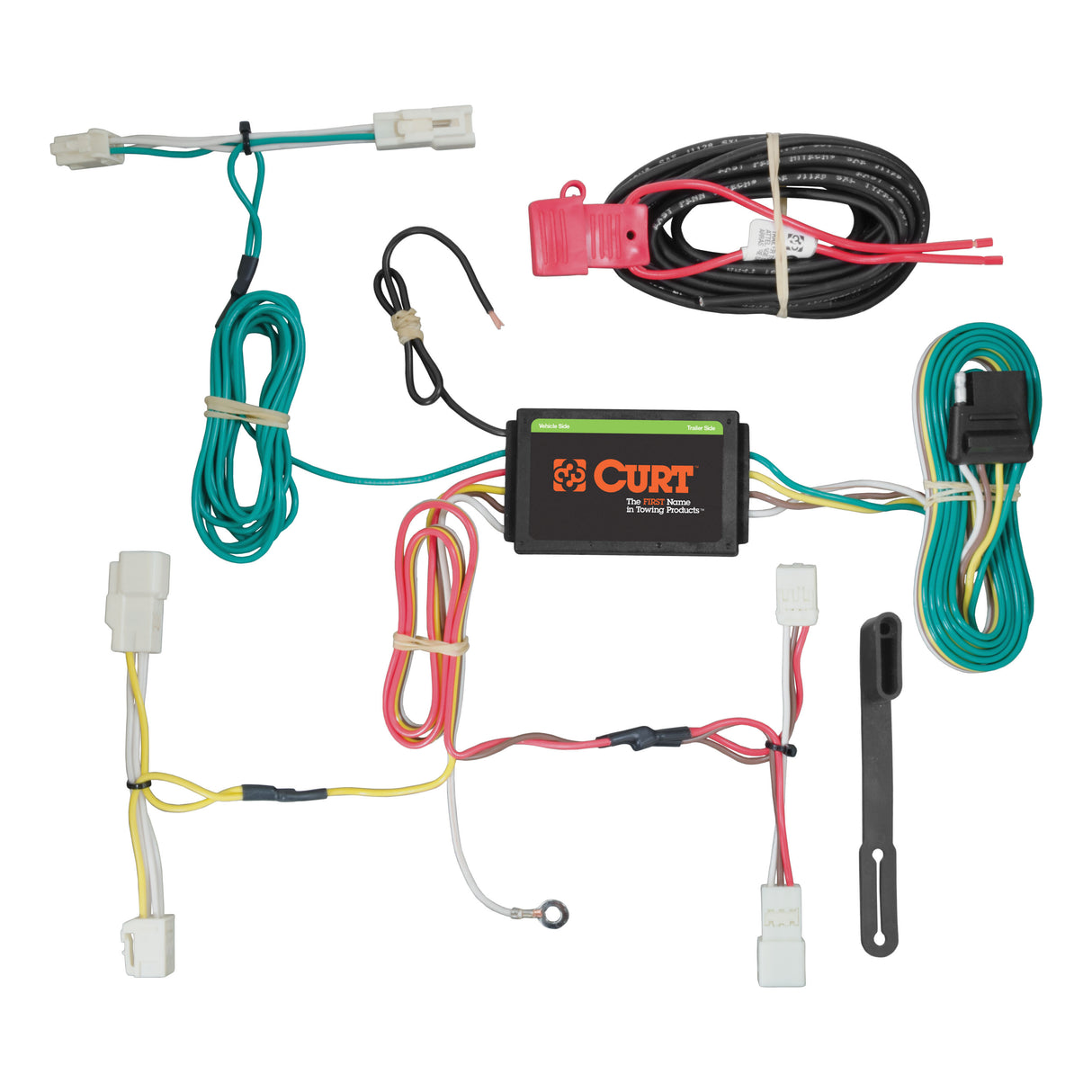 Curt - Custom Wiring Harness, 4-Way Flat Output, Select Toyota Sienna - 56261